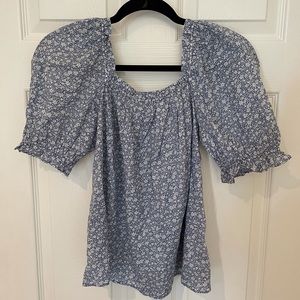 And Other Stories square neck floral blouse